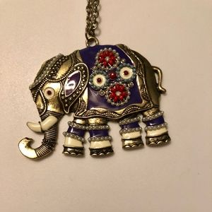 ModCloth Elephant Pendant Long Necklace